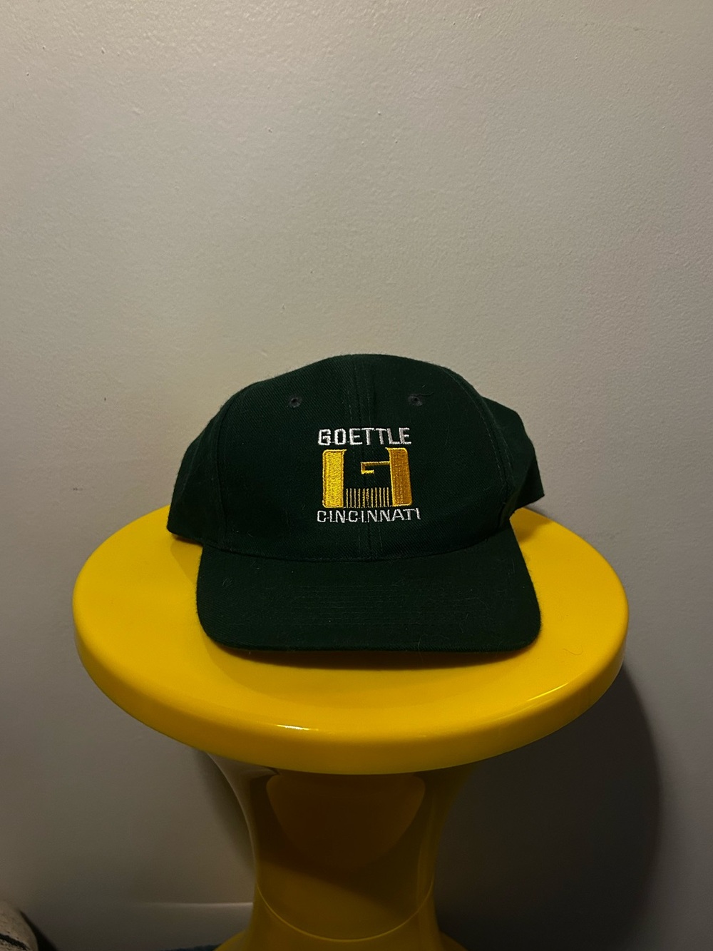 Cincinnati Dark Green & Yellow Embroidered Cap